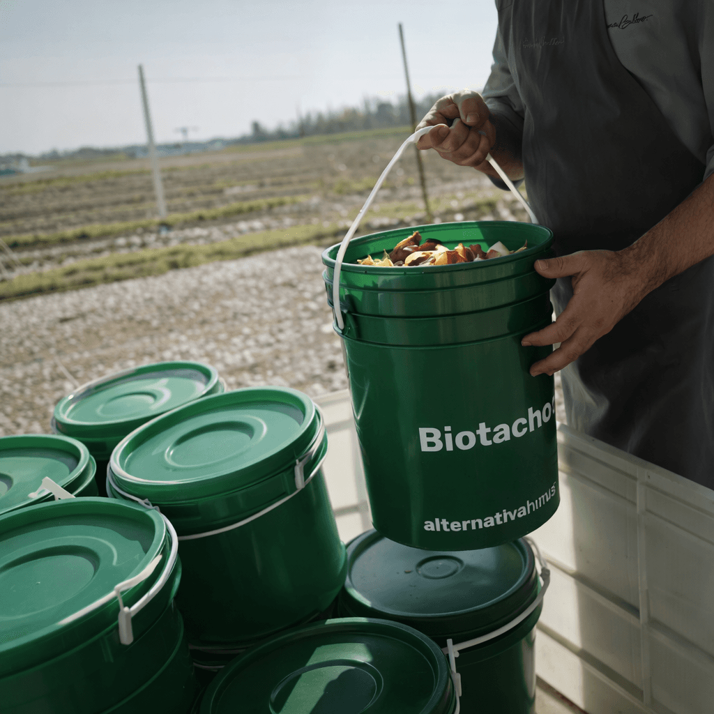 Compost producido por Alternativa Humus